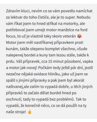 „Nevím, co jste tam namíchali, ale funguje to!“ Tak začíná jedna z nejlepších recenzí, co jsme kdy dostali. 😁 Test proběhl...